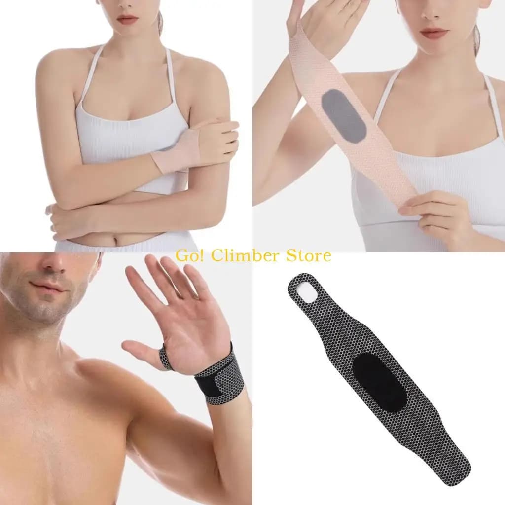 Q84C Ultra Thin Wrist Brace Wrist Support for Carpal Tunnel Breathable Wrist Band Adjustable Strap for Wrist Wrap Stabilizers