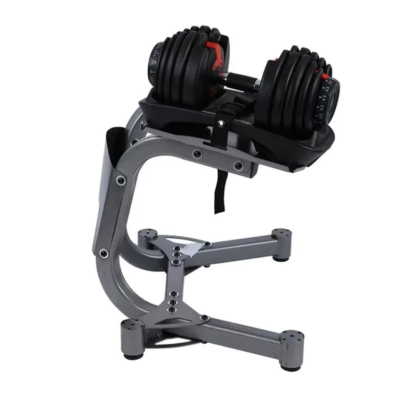Commercial and Home Gym Adjustable Handlebar Support - Heavy Duty Metal Holder for Handlebar Sets, Robust Suitable Storage Solution