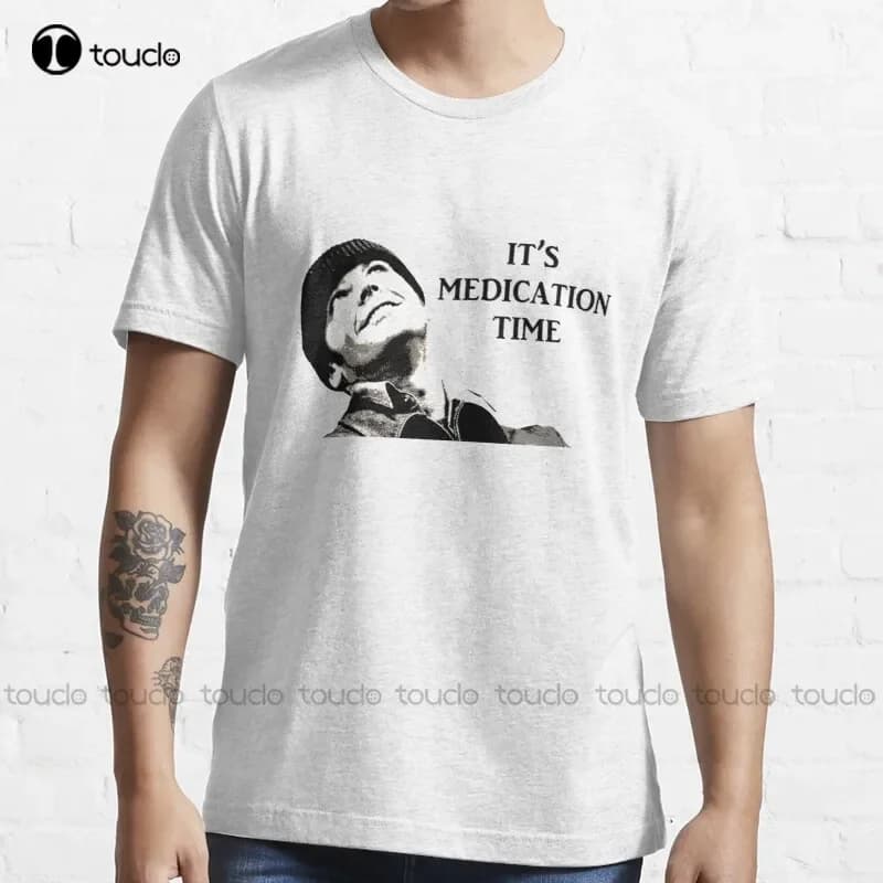 Nuova maglietta Medication Time Maglietta in cotone camicie da golf per uomo Unisex