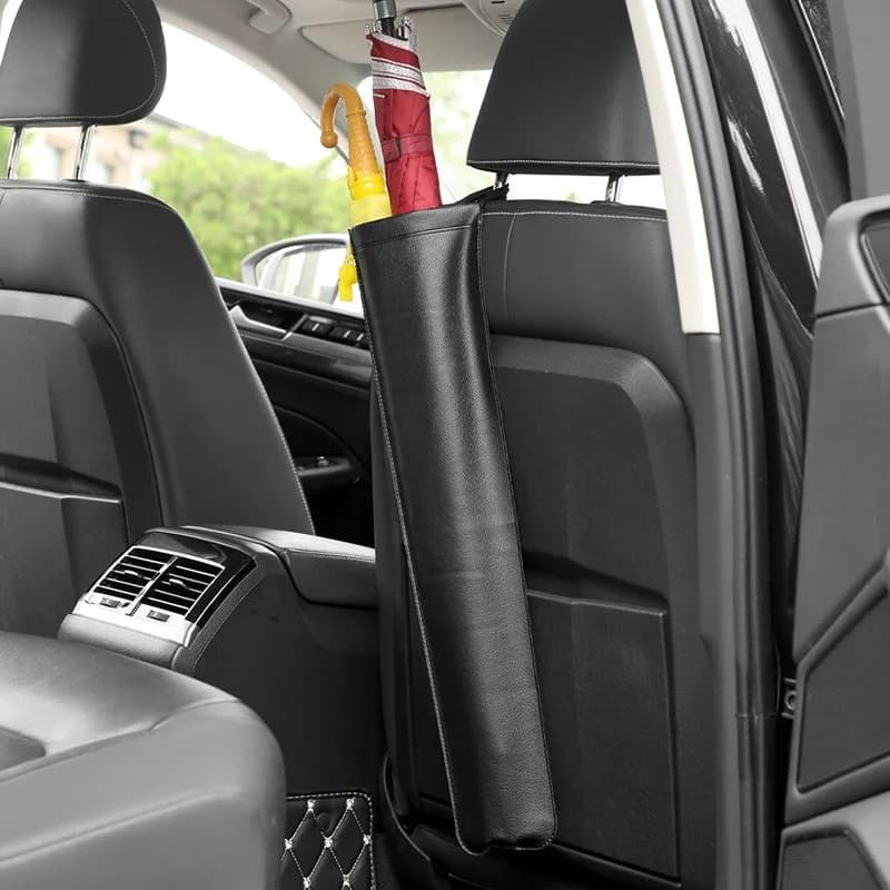 Car umbrella bag Multifunctional leather glove bag umbrella cover Foldable umbrella cover