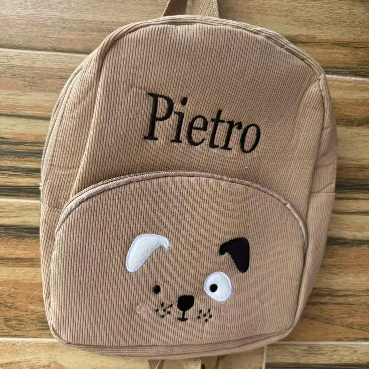ADAPTED CHILDREN'S BACKAGE WITH NAME Personalized Kindergarten Backpack Kindergarten Backpack Teddy Bear Backpack for Kids