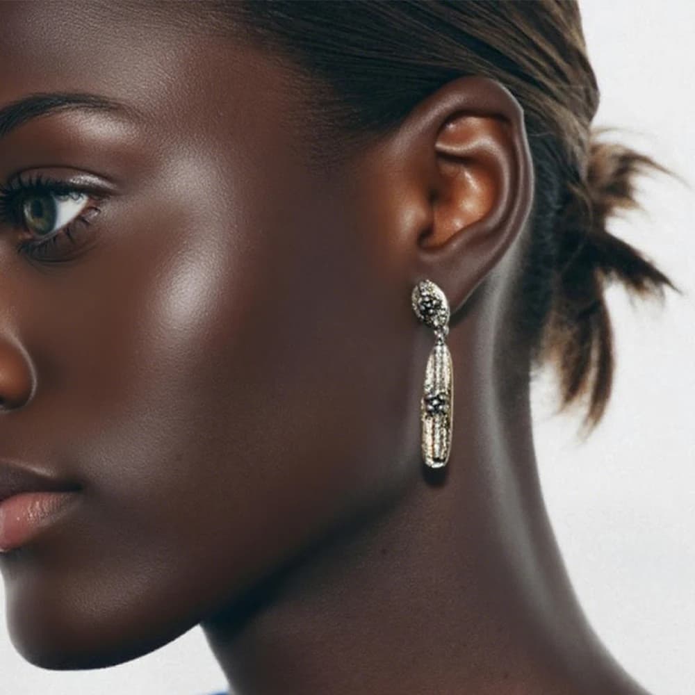Nuovi Orecchini in Metallo Geometrico con Cristalli Lucidi ZAAA 2026 per Donne, Gioielli Vintage Personalizzati, Regali per Feste, Vendita all'Ingrosso