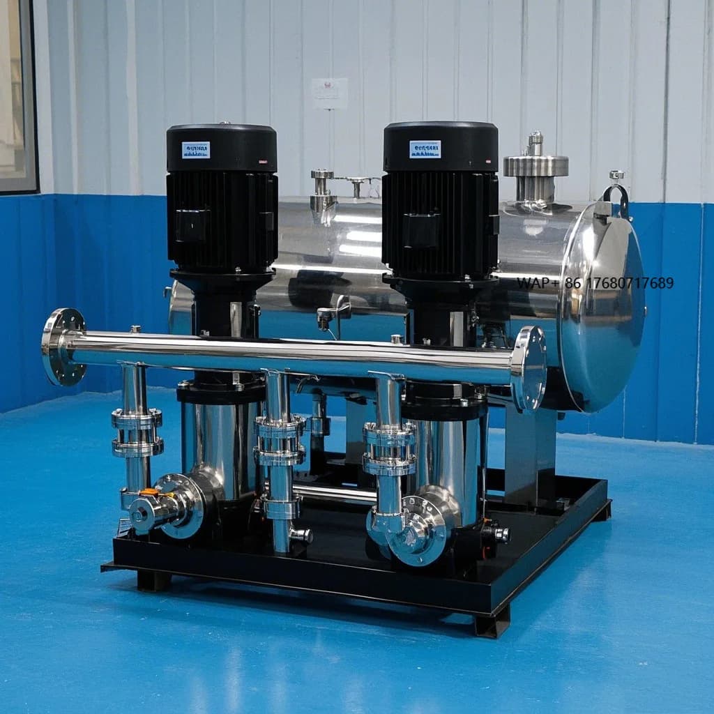 Pompa Idrica a Frequenza Variabile in Acciaio Inox con Controllo Inverter Senza Pressione Negativa a Buon Prezzo