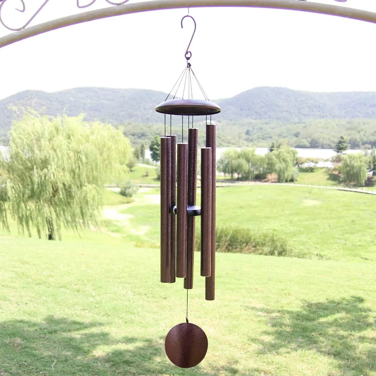 45 Inch Wind Chimes Metal Tubes Adjustable Tone Wind Chime Pendant Outdoor Yard Garden For Home Decor