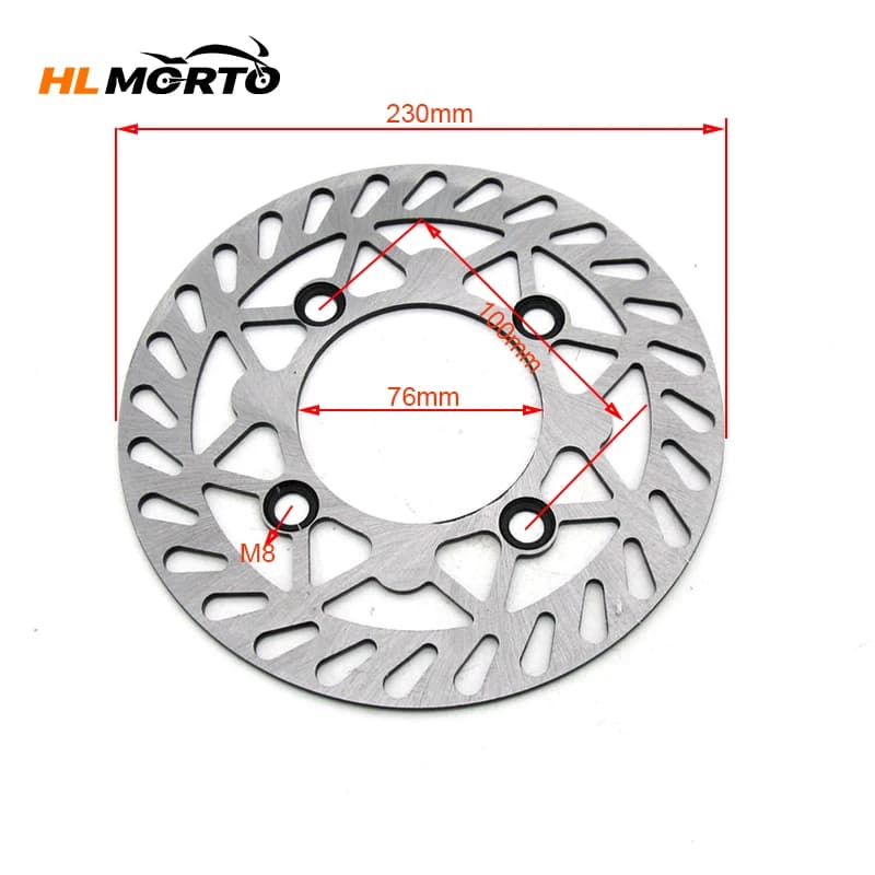 180/190/200/210mm 220mm 230mm 76mm disco freno a disco anteriore posteriore per moto KAYO BSE KLX CRF 125cc 140cc Pocket Dirt Bike