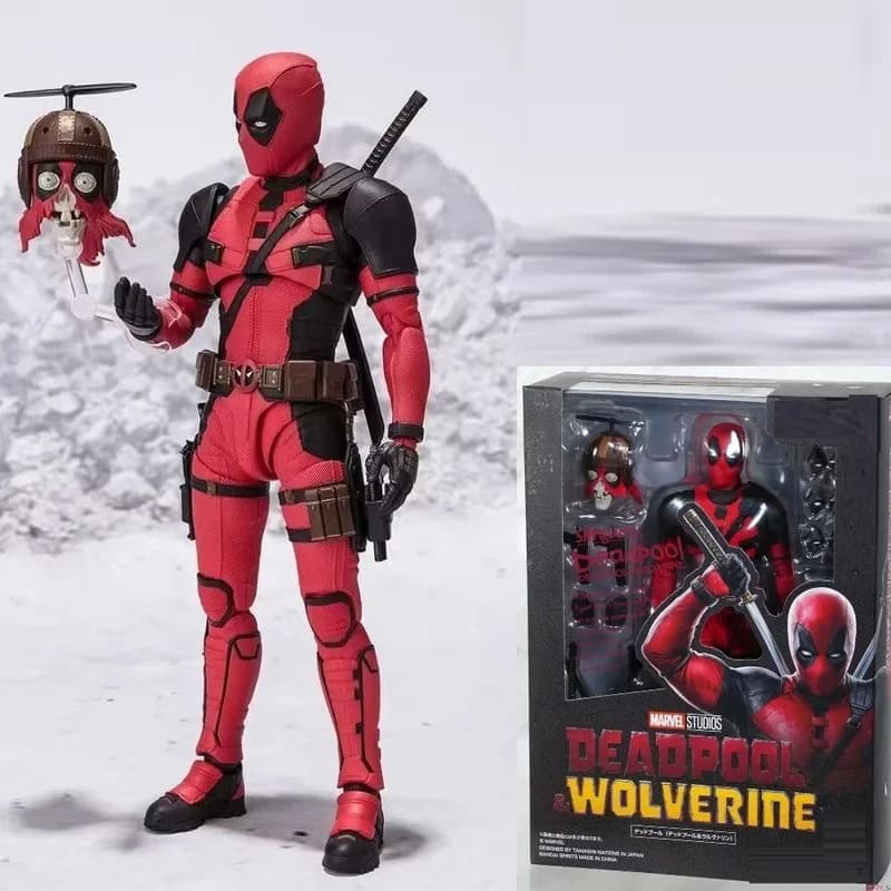 SHFiguarts Spot Marvel Deadpool 3 Deadpool e Wolverine Piccolo zio lupo economico Action Figure Versione cinematografica Modello OrnamentToy