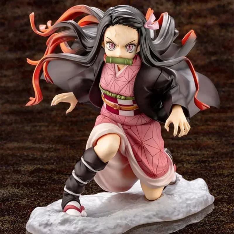 Kamado Nezuko Action Figure Anime Demon Slayer Figurine in PVC Kimetsu no Yaiba Kit modello Manga Garage Kit GK Giocattoli Ornamenti