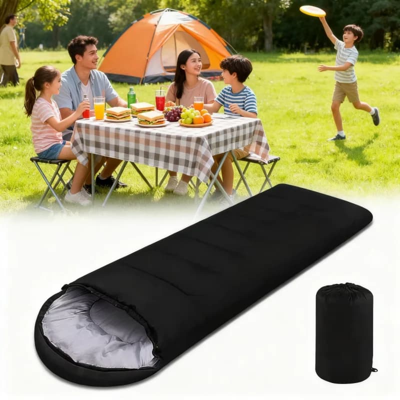 Waterproof ultralight sleeping bag, camping sleeping bag for all seasons, packing bag, sleeping bag for mountaineering equipment