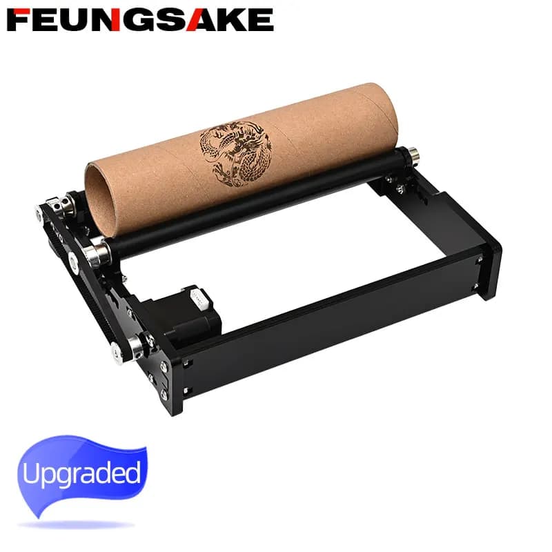 Rotating roller for incision of cylindrical objects Laser rotating roller Y 360 ° Rotating DIY kit for laser engraving
