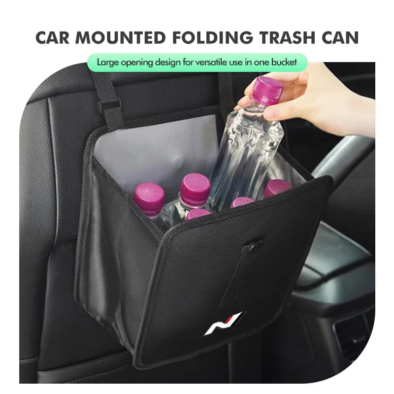 For Hyundai Car Door Multi-functional Storage Organizer Trash Can Garbage Box N Line i20 i30 Sonata Tucson Azera Elantra