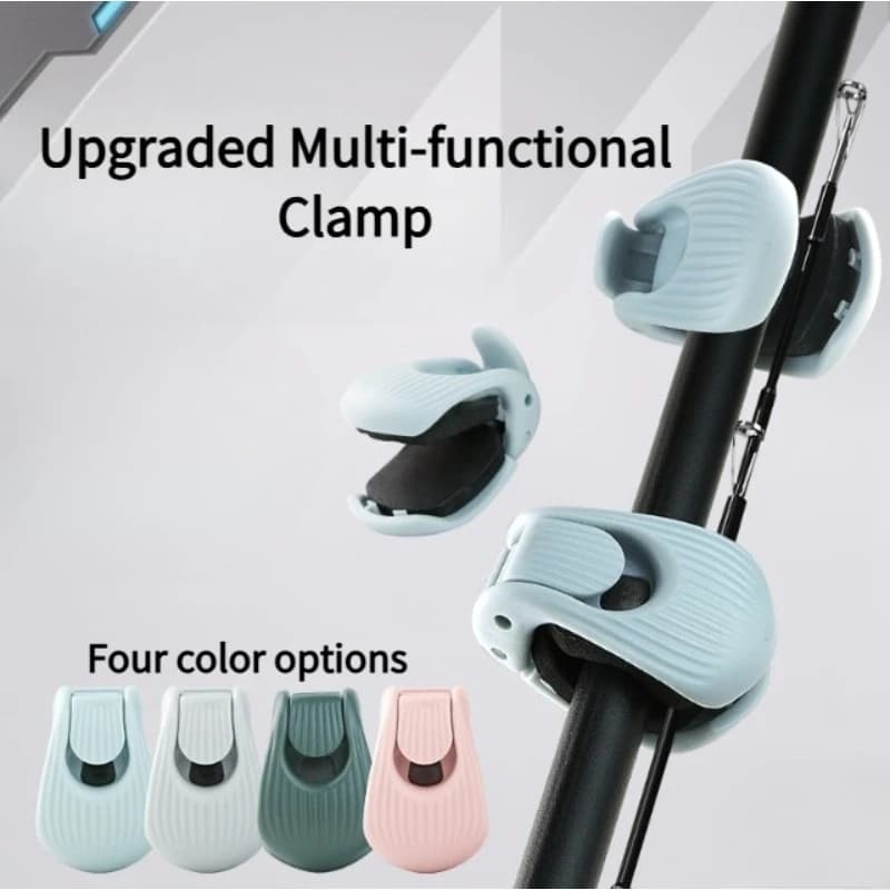 2Pcs Fishing Rod Holder Fixer Clip Fishing Pole Holder Compact Design Fishing Rod Fixer Fish Rod Holder Storage Accessories