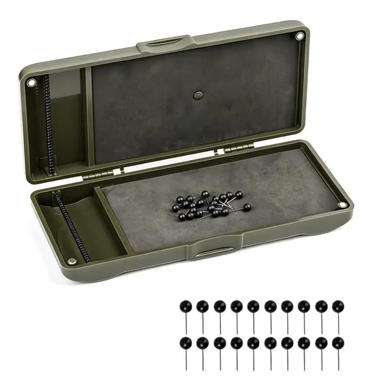 AB31-For Carp Fishing Hook Link Rig Wallet Tackle Box Stiff Hair Rig Storage Box For Zig Chod For Carp Fishing Line