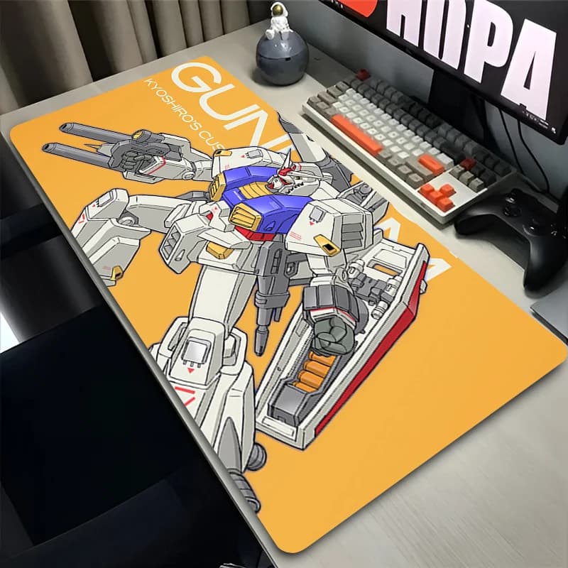Anime Pad Mouse HD Print Computer Game Lock Edge Mechanical Warrior RX-78-2 G-gundam Mousepad Keyboard PC Mice Mats Pad For Gift