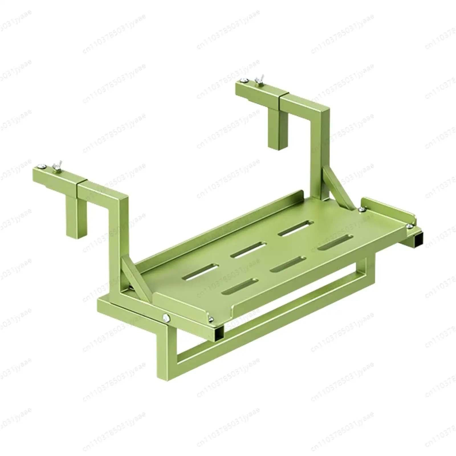 Wallet shelf for balcony rail Versatile garden balcony Simple installation with hanging rod for plant railing
