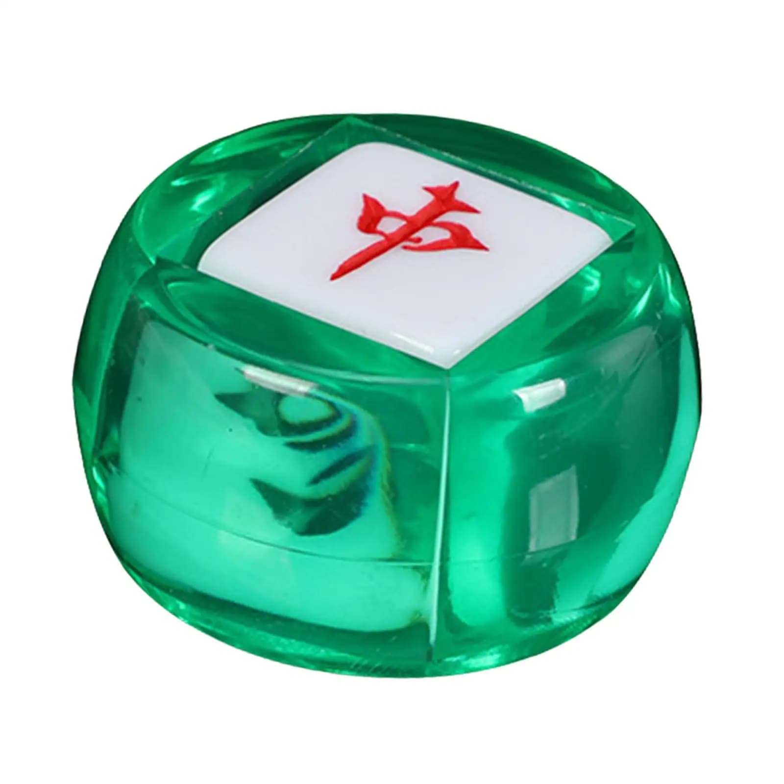Multi Sided Dice for Mahjong Tiles Acrylic Hand Engraved Polyhedral Dice for Role Playing Game Party Favors