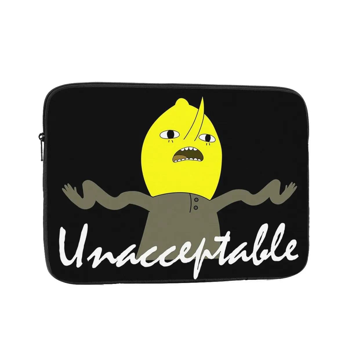 Lemongrab Unacceptable Adventure Time Borsa per laptop per notebook Custodia per custodia per notebook da 10 12 13 15 17 pollici Custodia antiurto