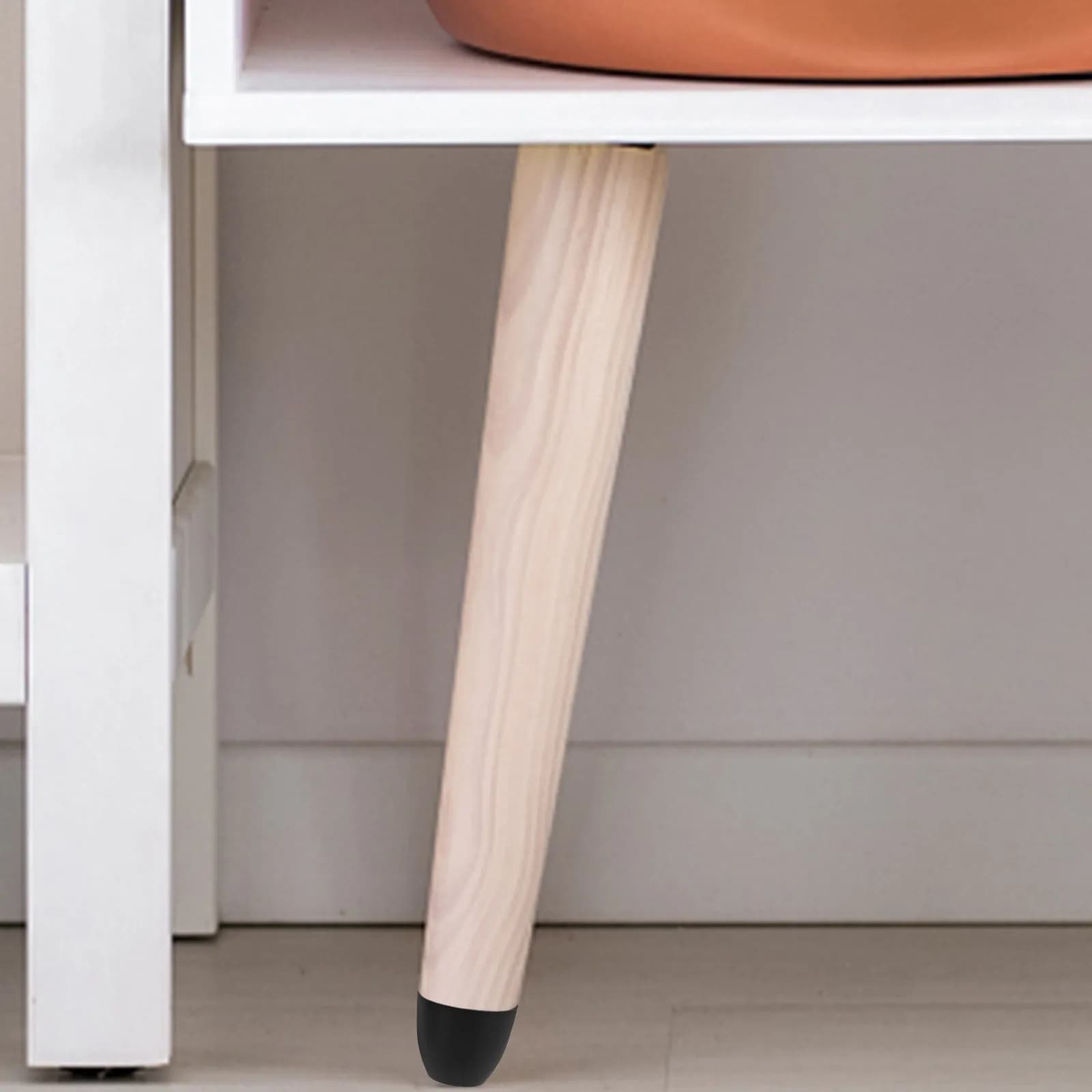 Set di 8 Piedini in Plastica per Divano, Gambe di Ricambio per Mobili, Stabili e Silenziosi, Cuscinetti per Sedie e Armadi