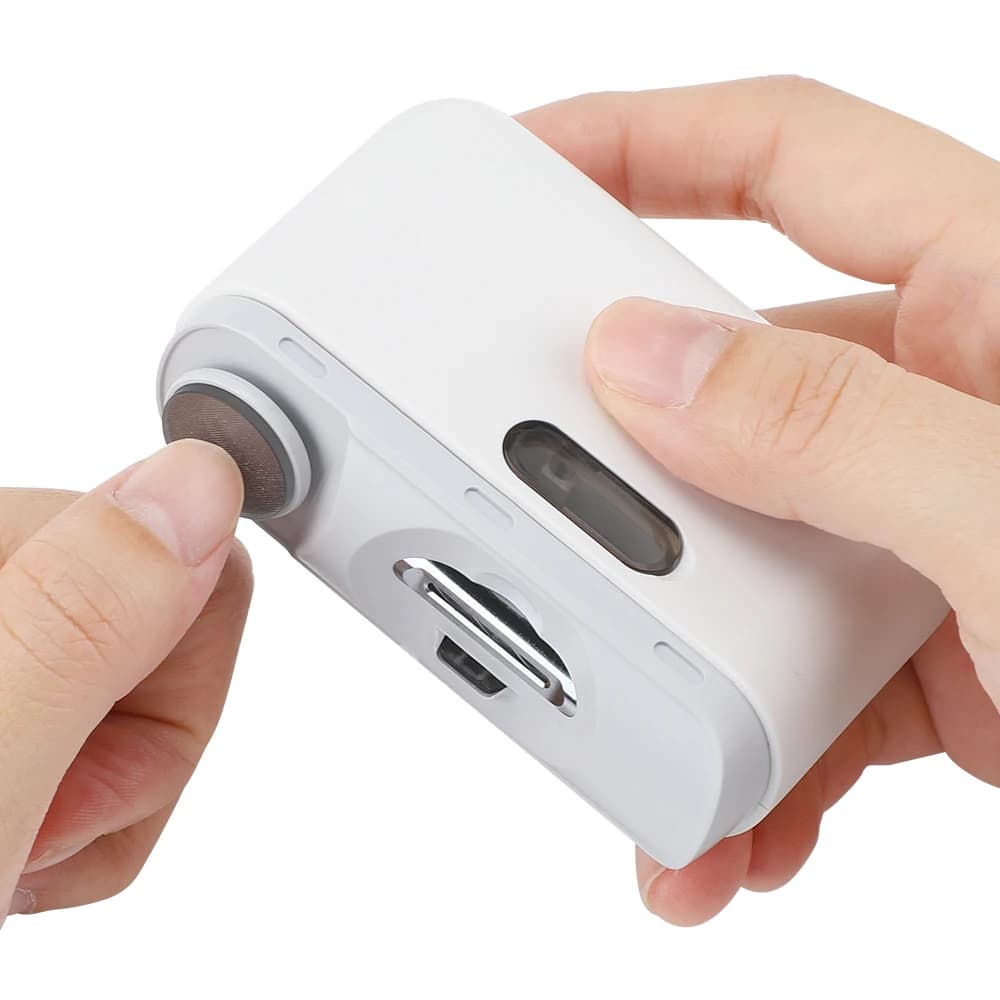 Tagliaunghie elettrico automatico per lucidatura Tagliaunghie per manicure per affilatrice per unghie per bambini adulti con luce di sicurezza