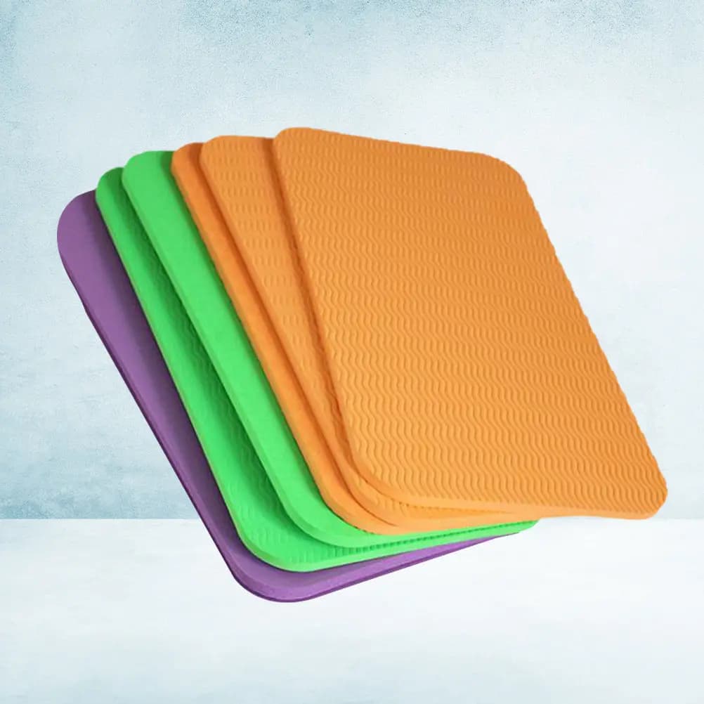 Set of 10 Premium TPE cushions for Yoga, Ideal for Folding in Ginocchio, Sit on the Floor, Trainings, Yoga, Pilates, Gym Mat, Comodes and Portals