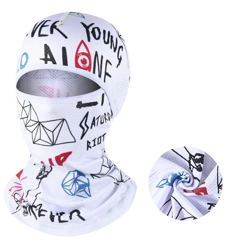 Sciarpe da Escursionismo, Casco da Moto, Cappello da Bicicletta, Protezione Solare, Balaclava da Ciclismo, Copricollo Rinfrescante, Copriviso Integrale