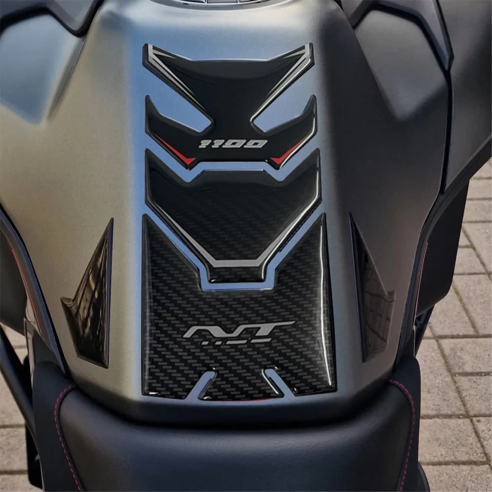 For NT 1100 NT1100 2025 Motorcycle Accessories Resin 3D Sticker Oil Tank Anti-Slip Pad Knee Traction Tank Pad Protection Kit