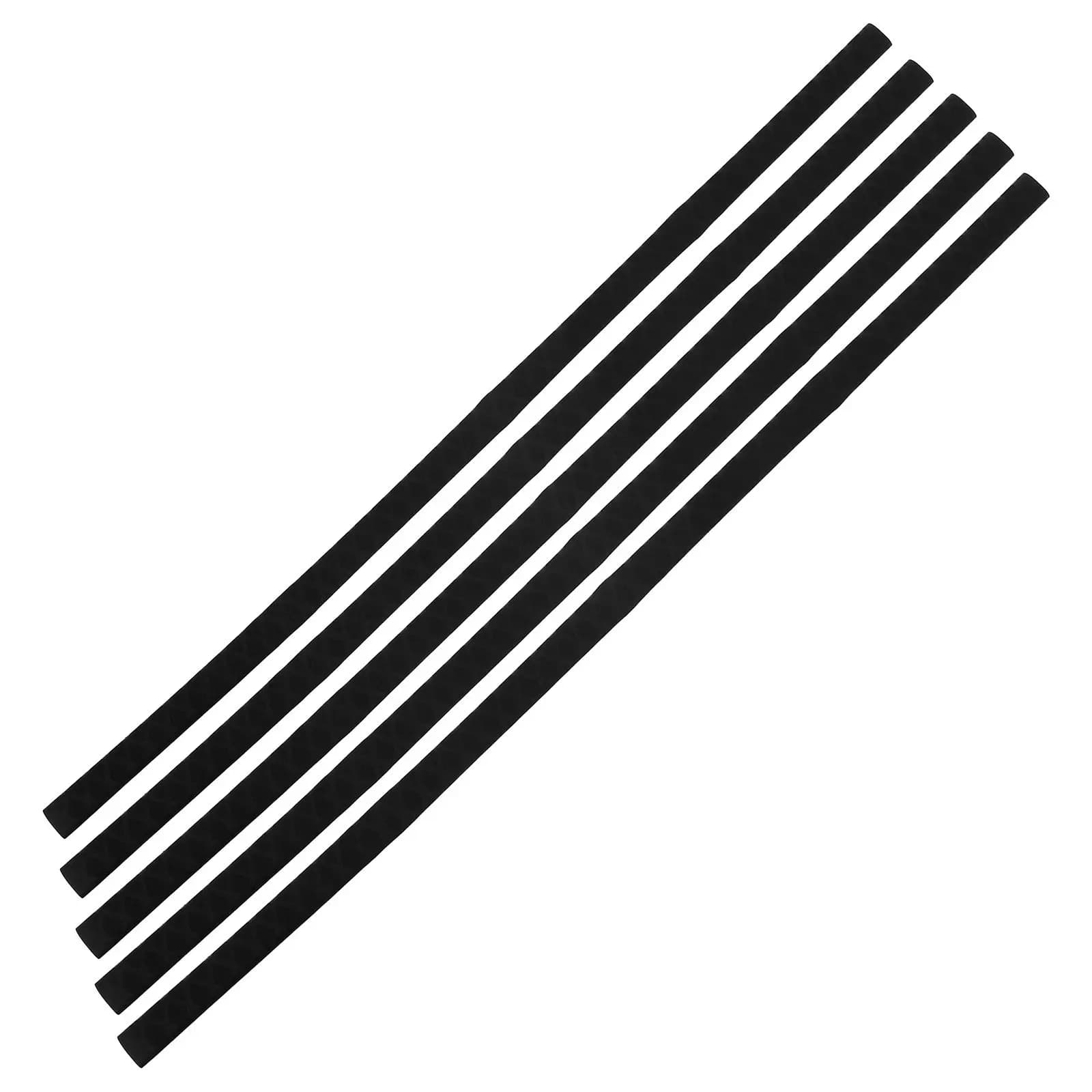 5Pcs Fishing Rod Heat Shrink Sleeve Grip Tape with Textured Surface Sweat Absorbing Insulated Handle Protection Rod Wraps