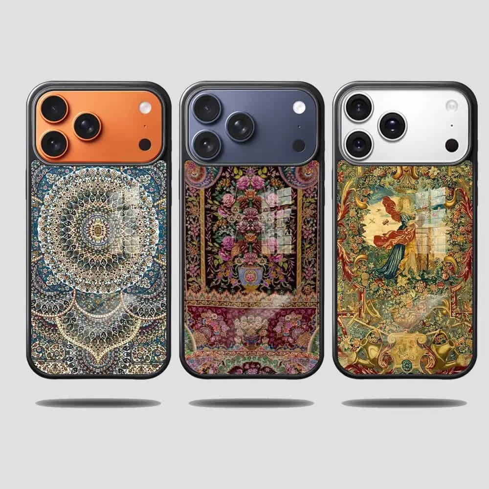 Persian Rug Iranian Carpet Phone Cases For iPhone 17 16 15 14 13 12 11 Pro Max Full-coverage for Magsafe protective case