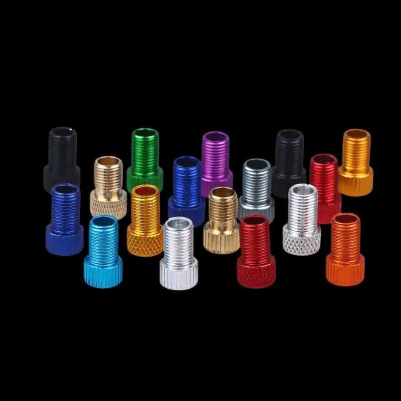 Set di 20 convertitori per valvole di gonfiaggio per biciclette, ugelli di gonfiaggio da Presta a Schrader, adattatore per valvole da bicicletta da F/V a A/V