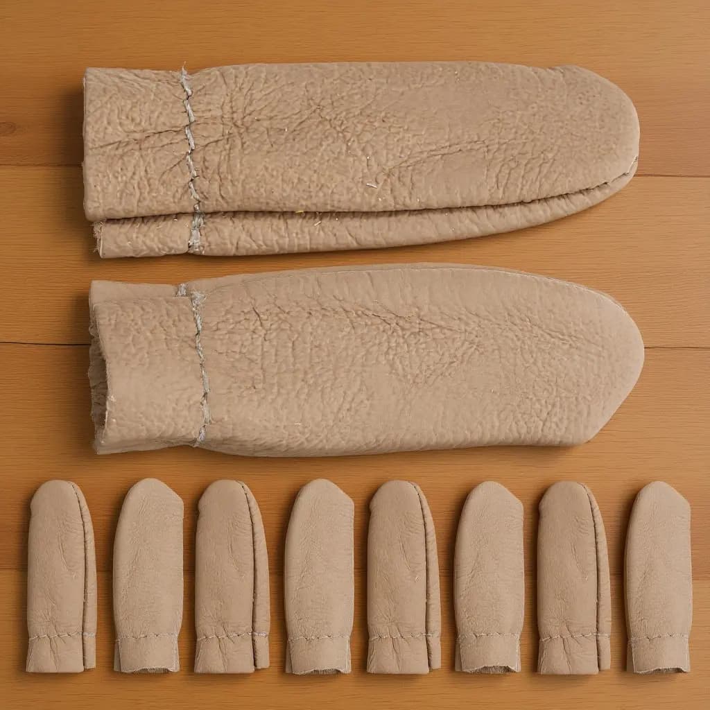 20 Pezzi di Guanti Protettivi Premium Spessi e Flessibili per Felting con Ago, Felting della Lana, Cucito e Lavoro a Maglia, Comodi e Traspiranti