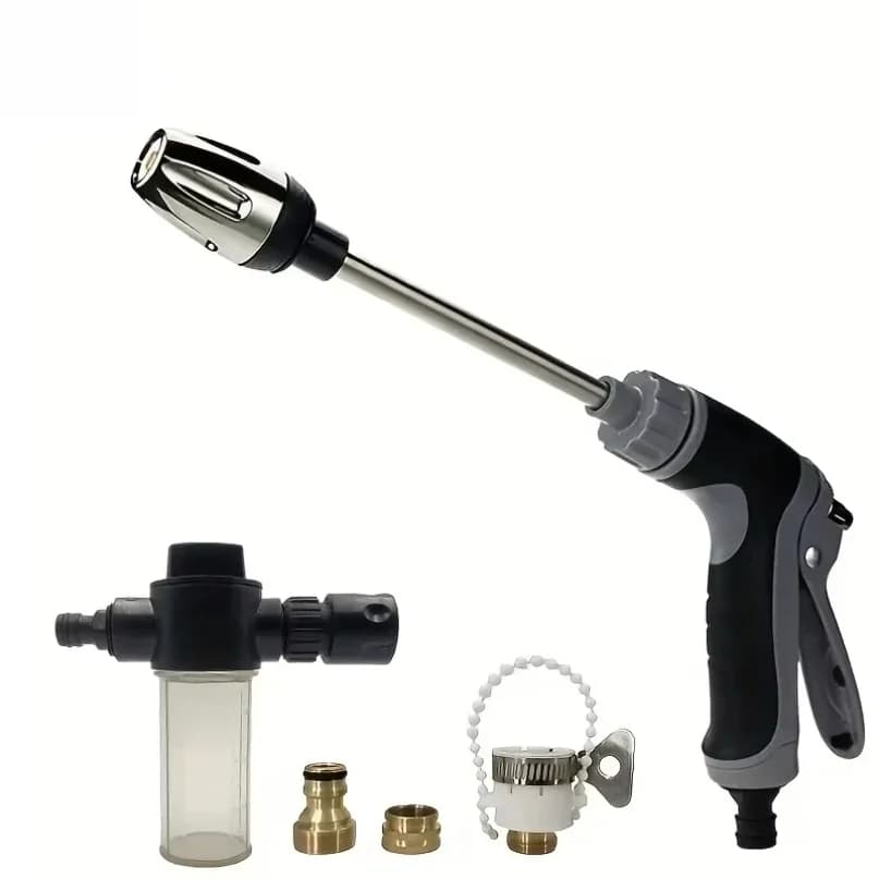 New Portable Automobiles Cleaning Tool High Pressure Sprinkler Water Gun Car Washers Garden Watering Hose Nozzle Foam Lance