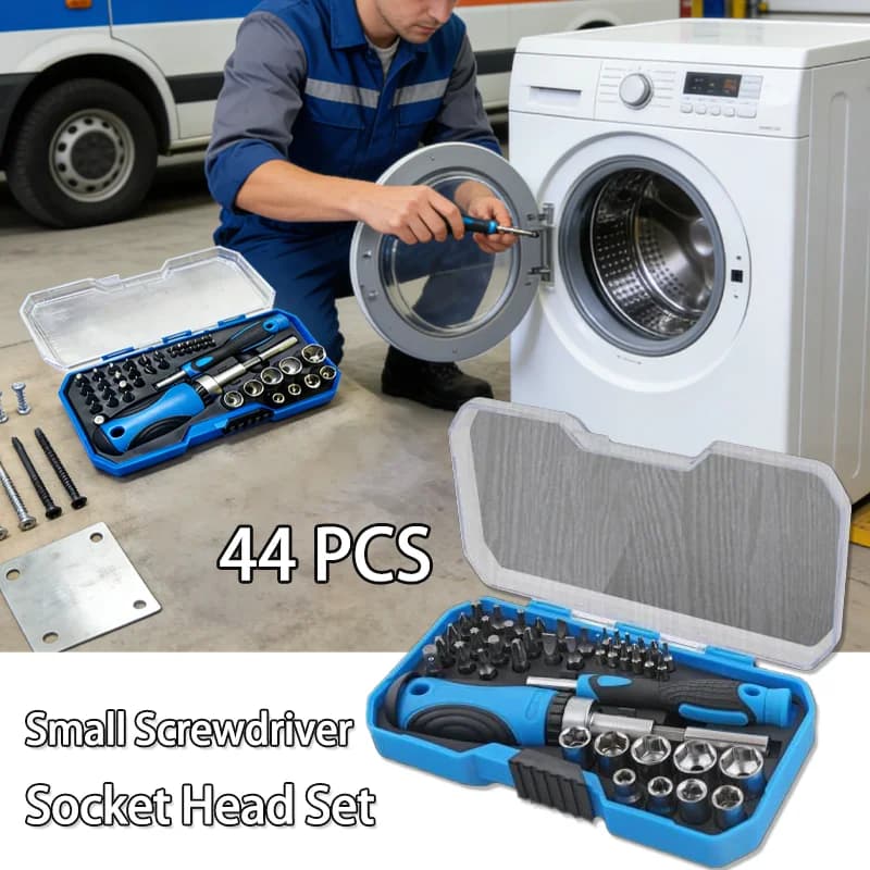 Set di Cacciaviti di Precisione Magnetici con Punte Torx ed Esagonali, Kit di Riparazione per Telefoni Cellulari, Utensili Manuali 2