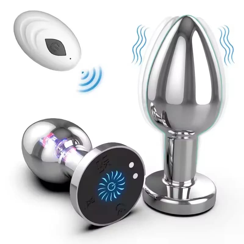 Wireless Anal Vibrator with Remote Control, Prostate Massage, Female Clitoral Stimulator, Masturbator, Sexual Toys for Couples