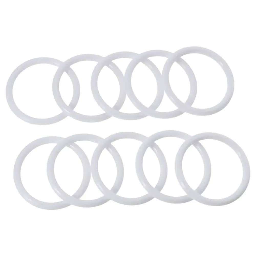 10PCS White Plastic Hoops Rings Smooth Surface Round Shape Macrame Hoops 6cm/8.5cm/10cm/12cm Lightweight Dream Catcher Rings