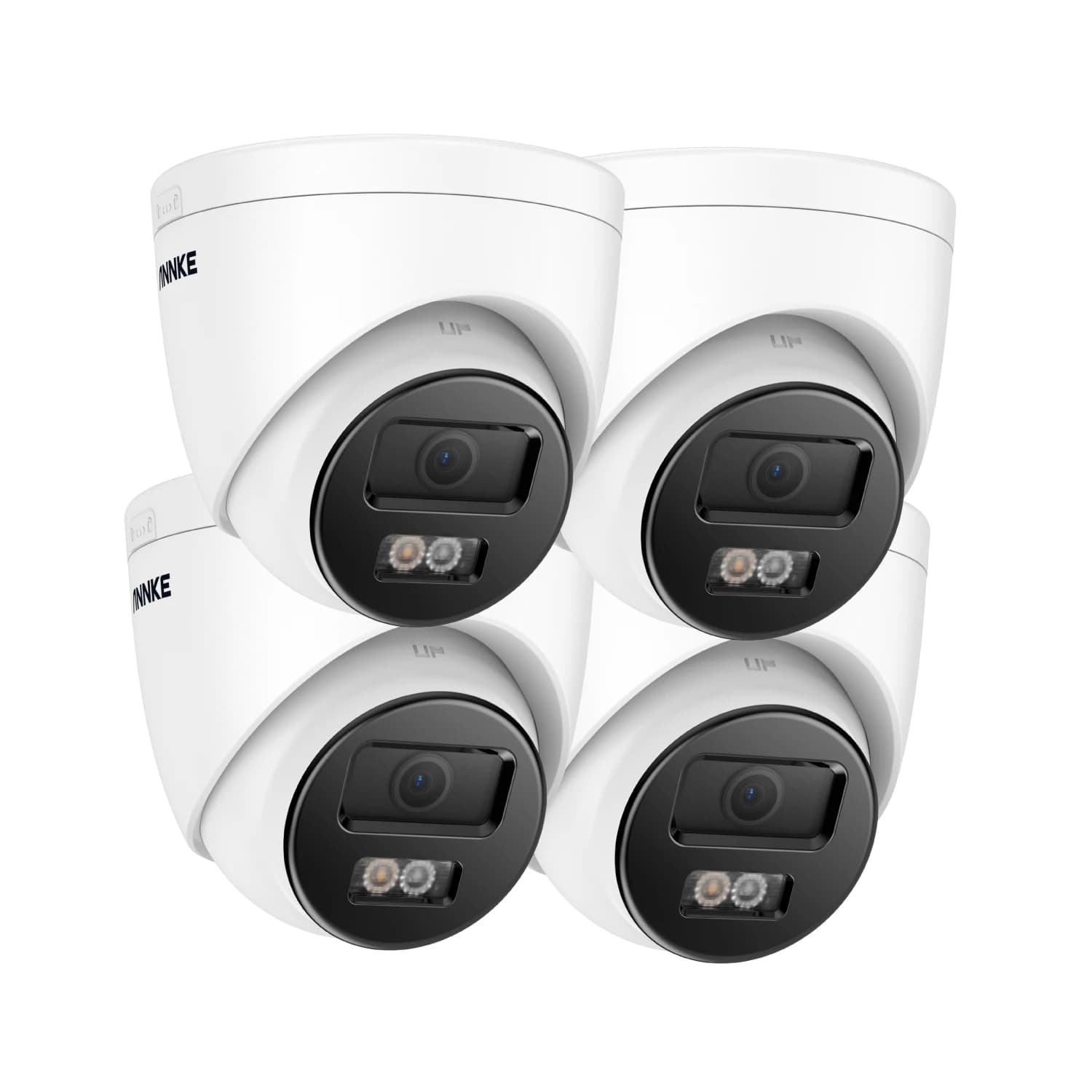 C1200 12MP Telecamera di Sicurezza IP PoE per Casa e Azienda, Kit Telecamera di Rete CCTV con Luce Ibrida Intelligente AI