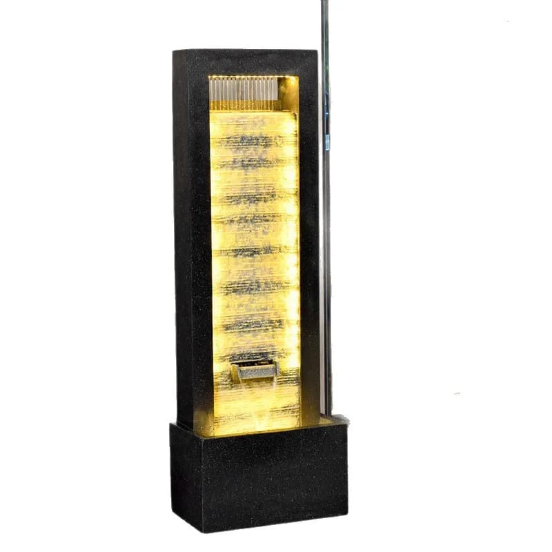 Office water landscape ornament water curtain wall circulation running water curtain screen fountain living room lucky