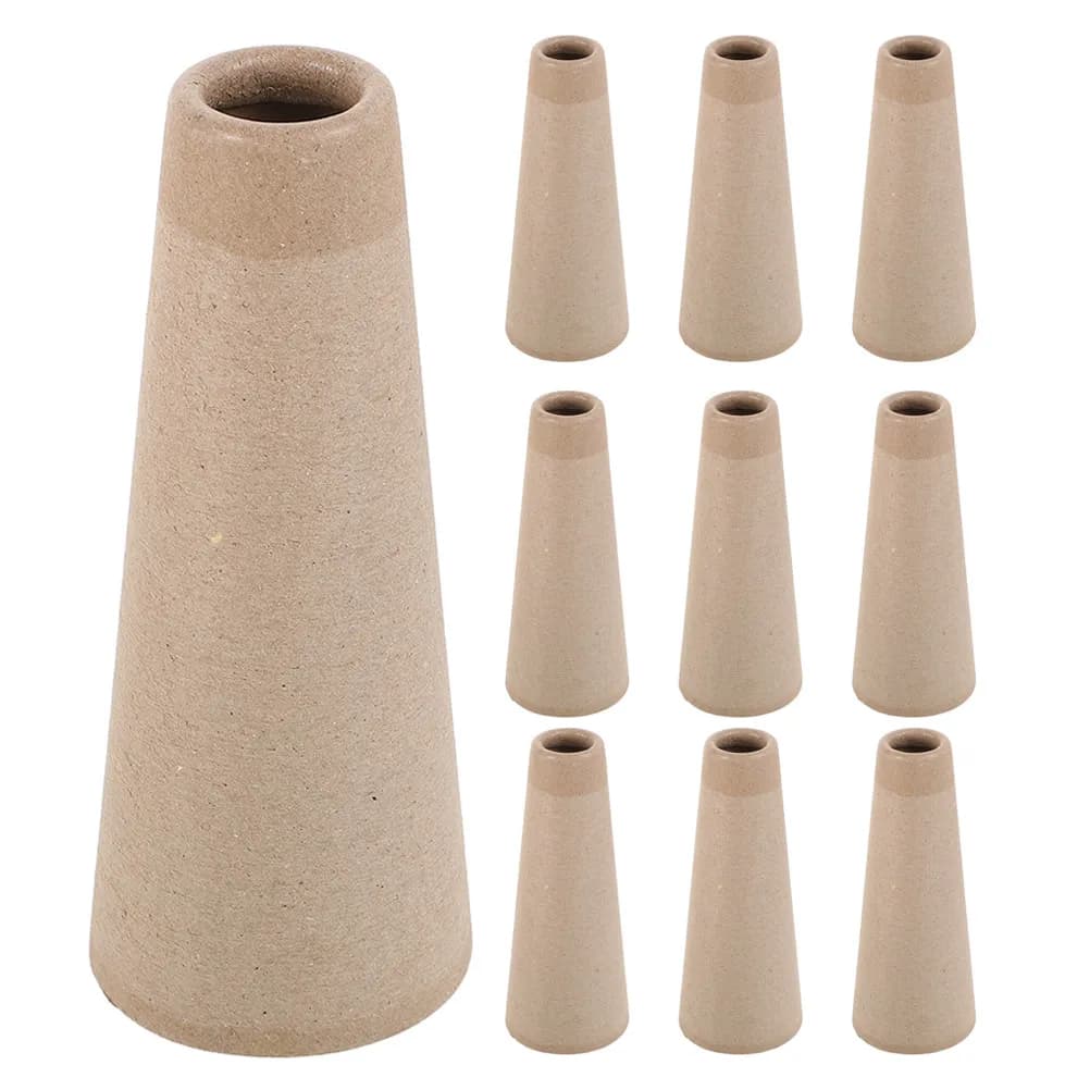 10 Pezzi Tubo Avvolgitore di Filato in Cartone ad Alta Precisione con 57 Minuti di Slot per Avvolgitore di Filato Tessile, Bobina per Maglieria e Tessitura