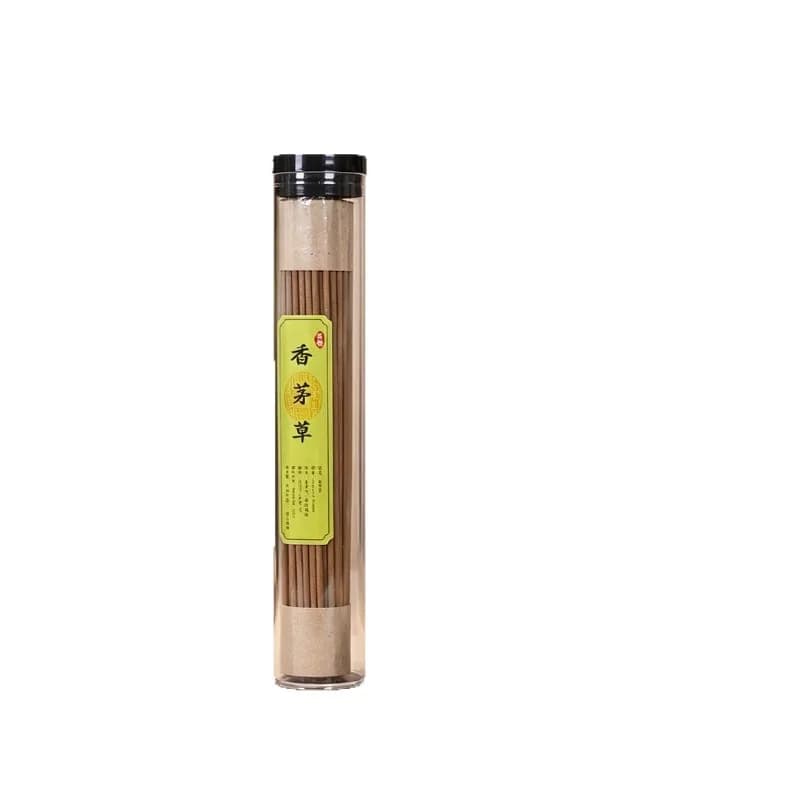 Natural Lemongrass Incense Sticks, Meditation Healing Herbal Aroma, Summer Home Air Purify Deodorant Scent