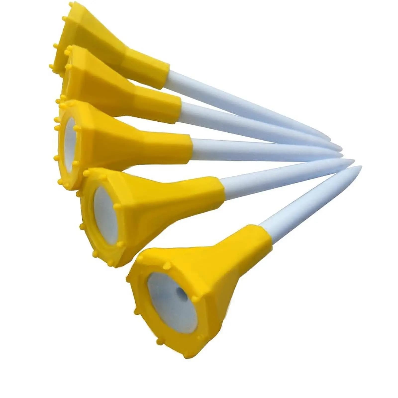 5 Pezzi Tees da Golf Tees per Palline da Golf Meno Attrito Supporto per Palline da Golf Leggero per Campo di Guida in Cortile Allenamento da Golf