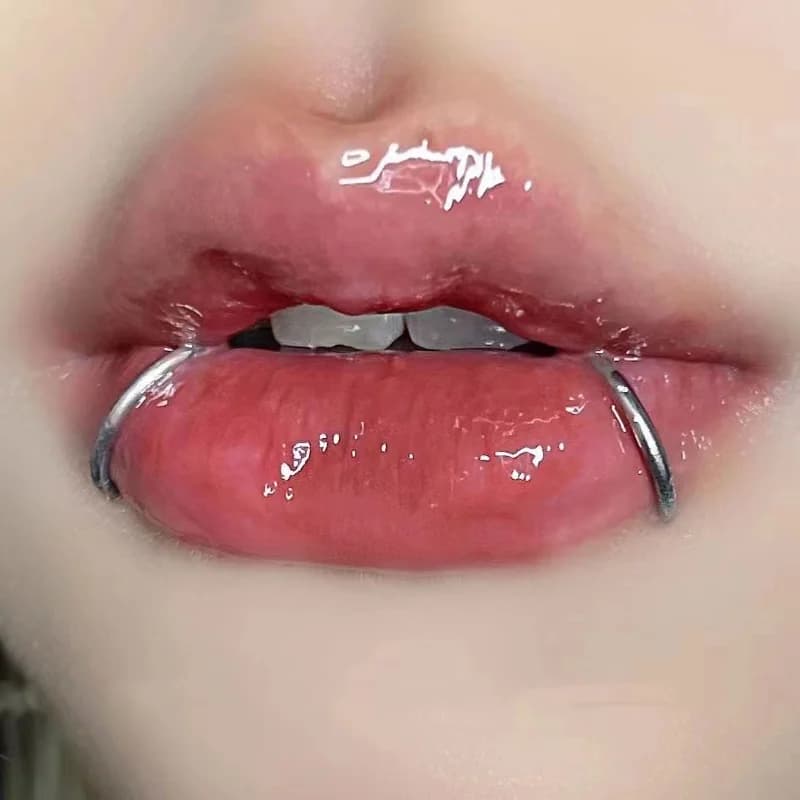 2 pezzi/lottp Piercing al labbro setto anello incernierato clic in acciaio inox anello Piercing al naso Helix orecchino anello universale gioielli per il corpo