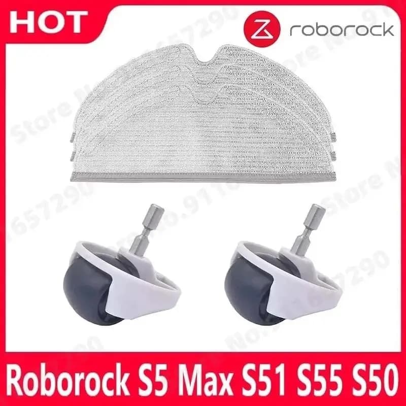 Per Xiaomi Mi 1S Roborock S50 S51 S55 S5 Max S6 Robot Aspirapolvere: Gruppo Ruota Anteriore e Accessori
