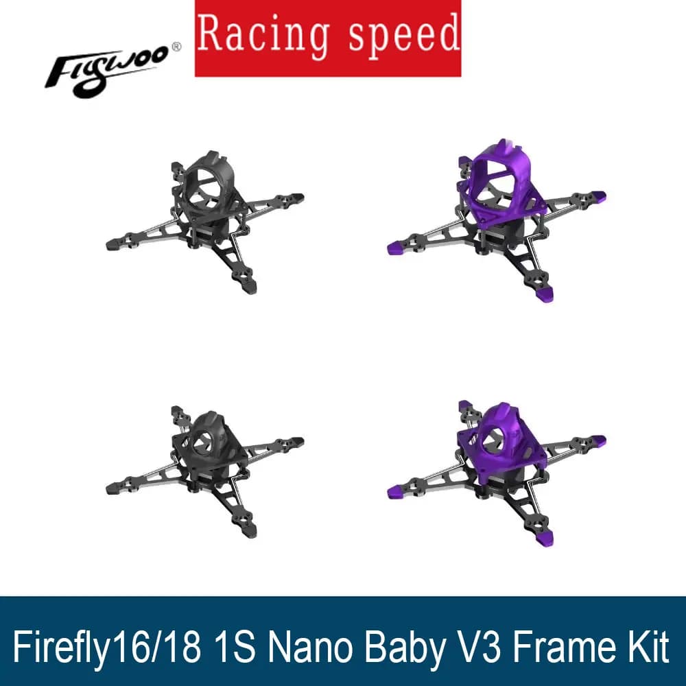 FLYWOO Firefly16/18 1S Nano Baby V3 Kit telaio, adatto per parti fai da te drone micro FPV