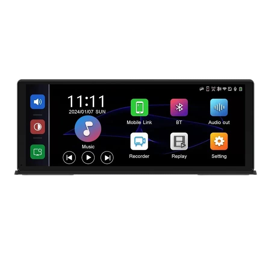 NEW 11.3 Inch 4k dashcam with Wireless CarPlay Android AUTO Audio car dvr Video Recorder car Black Box