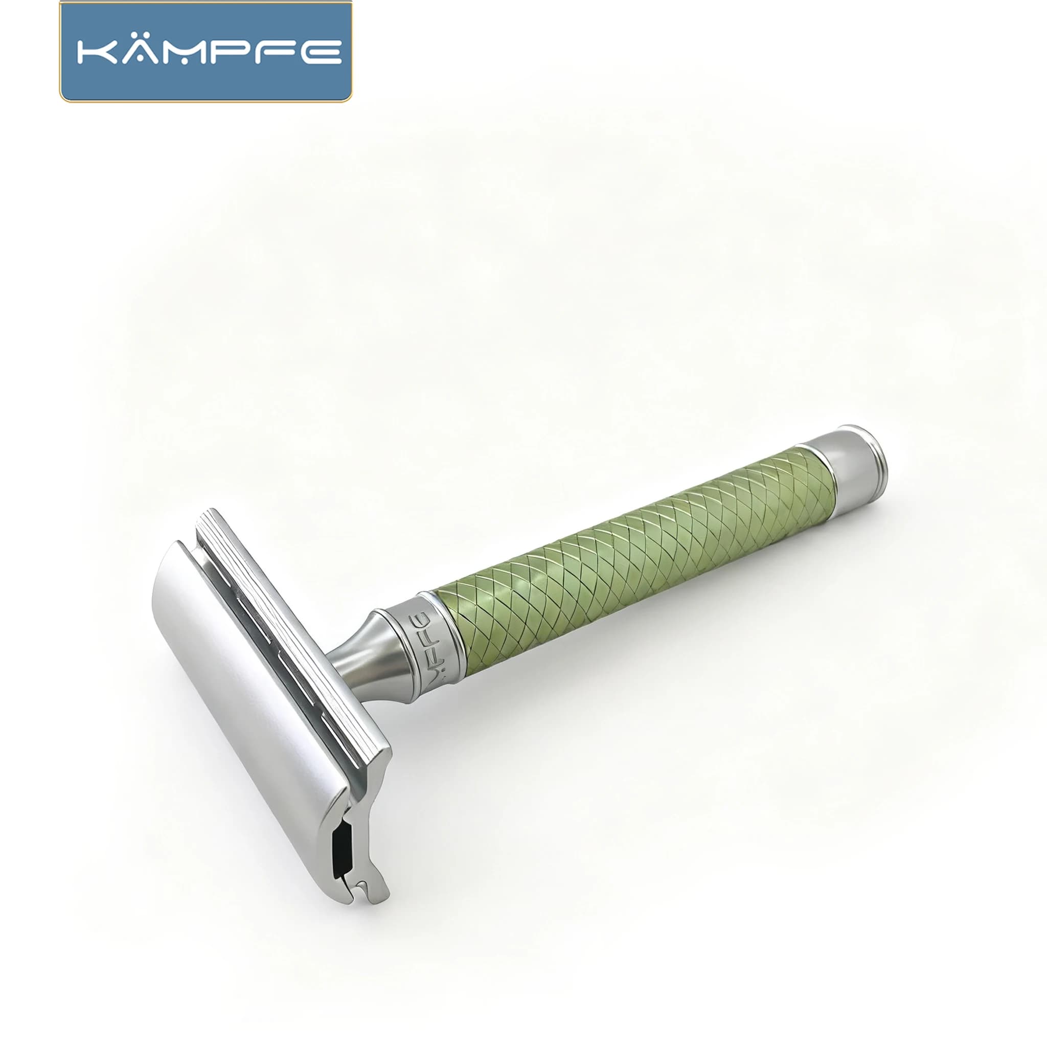 KAMPFE double blade safety shaver for man, aluminium handle, best shaving shaver, birthday gift for man and boyfriend