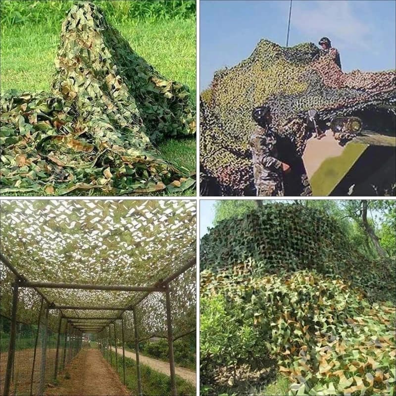 Caccia Rete mimetica Allenamento Rete mimetica Tenda per auto Tenda Ombra Maglia Foresta Rete mimetica Sport all'aria aperta Sciarpe mimetiche