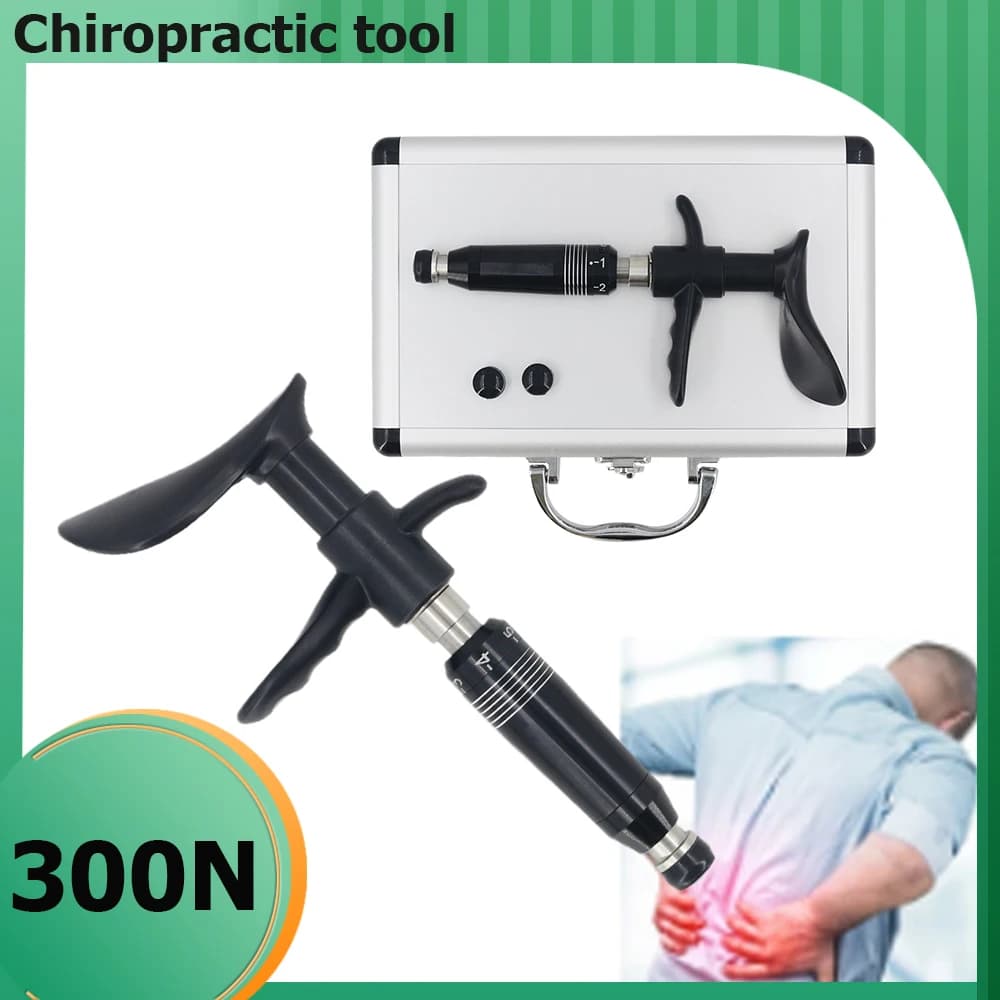 Strumenti per Chiropratica: Massaggiatore Spinale Manuale a 6 Livelli, Pistola per Massaggio Muscolare Portatile con Una Testa, Terapia di Rilassamento Muscolare 2026