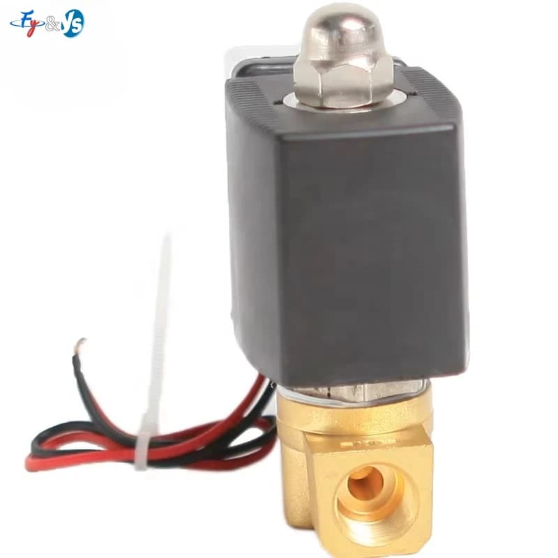 Normally Closed Mini High Pressure Solenoid Valve 1/4" 3/8" Stainless Steel Brass Fuel Control Valve Industrial Switch Parts
