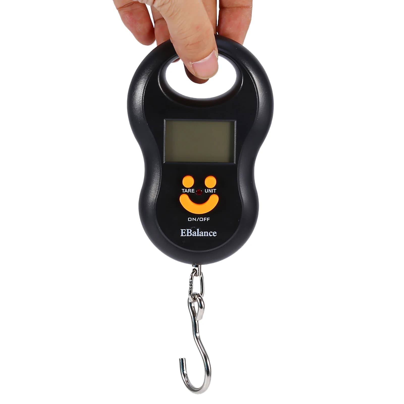 Bilancia Digitale Portatile per Bagagli 50kg/10g con Display LCD e Gancio per Pesare