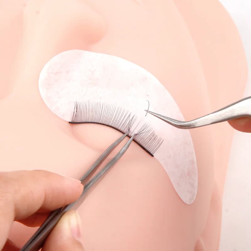 5/10/15/20 Solid Eyelash Boxes for Beginners, Visone Eyelashes for Practice, Individual Strip Eyelashes, Extension Tools Eyelash