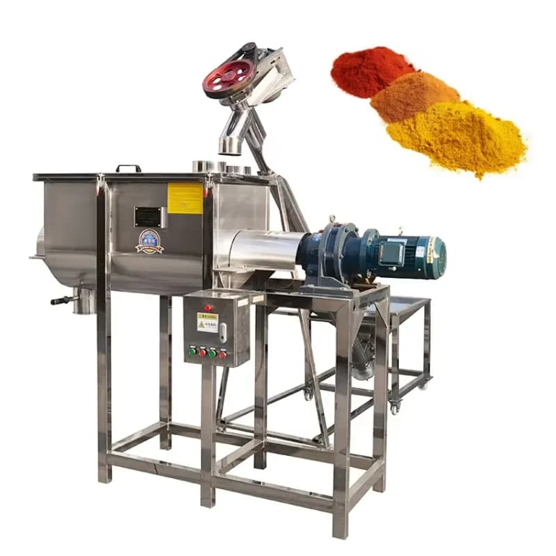Industrial mixers Nutritional mixer for spices powdered in protein powder
