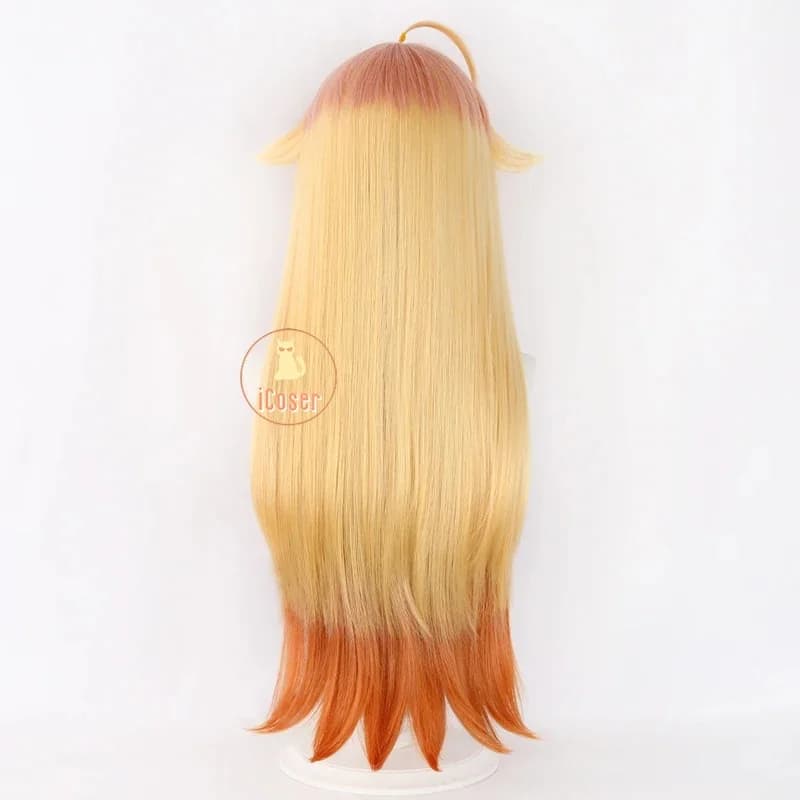 c'3,f\6;h'Torako Koshi Cosplay Wig Anime My Deer Friend Nokotan Orange Pink Long Hair Shikanoko Nokonoko Koshitantan H7;b'9.j/2\